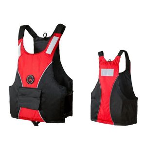 Kamizelka asekuracyjna kajakowa Aquarius. Czerwone kamizelki AQUARIUS, xl, bez wzorów, bez kołnierzyka, bez ramiączek, bez kaptura. Za 109,25 zł.