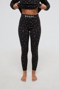 Legginsy termoaktywne - Shining Star damskie. Czarne legginsy OOSC, bez wzorów, z materiału, długie. Za 269,99 zł.