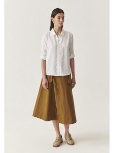 TATUUM Spódnica w kolorze musztardowym rozmiar: 38. Żółte spódnice Tatuum, bez wzorów, midi. Za 192,45 zł.