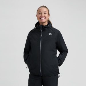 Kurtka przeciwdeszczowa Rogelli Commuter Core. Czarne kurtki Rogelli, l, bez wzorów, bez kaptura. Za 253,45 zł.