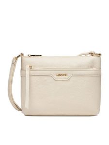 Lasocki Torebka CEO-LSK-M-004-07 Écru. Torebki klasyczne Lasocki, bez wzorów, z materiału, bez dodatków. Za 159,99 zł.