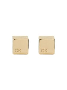 Calvin Klein Kolczyki 35000246 Złoty. Żółte kolczyki Calvin Klein, metalowe. Za 289,99 zł.
