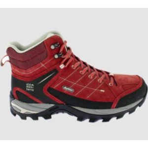 Wysokie buty turystyczne Élémenterre Sonora EV. Czerwone buty trekkingowe Elementerre, bez zapięcia. Za 359,10 zł.