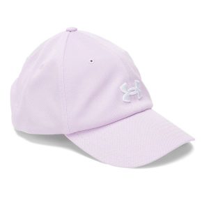 Czapka z daszkiem damska Under Armour Blitzing Adj. Czerwone czapki Under Armour, bez wzorów, sportowe. Za 89,99 zł.