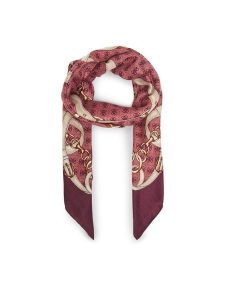 Guess Chusta AW5412 POL03 Fioletowy. Fioletowe rękawiczki Guess, z aplikacjami, z materiału. Za 199,99 zł.
