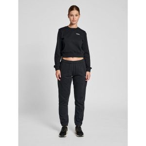 Damska krótka bluza Hummel LGC Shai. Niebieskie bluzy Hummel, m, bez wzorów, z bawełny, bez kaptura. Za 236,50 zł.