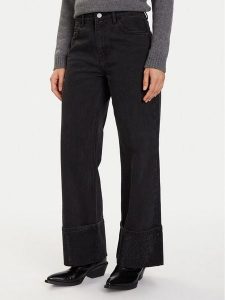 Eleh Jeansy EL072 Czarny Regular Fit. Czarne jeansy Eleh, bez wzorów, z bawełny. Za 469,99 zł.