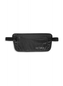 Saszetka Tatonka Skin Moneybelt Int. - black. Czarne nerki i saszetki Tatonka, bez wzorów, z nylonu. Za 73,69 zł.