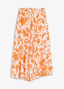 Spódnica maxi z lejącej wiskozy. Białe spódnice bonprix, bez wzorów, z wiskozy, maxi. Za 127,99 zł.