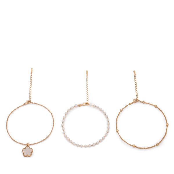 Zestaw bransoletek Aldo. Żółte bransoletki ALDO, złote. Za 49,99 zł.