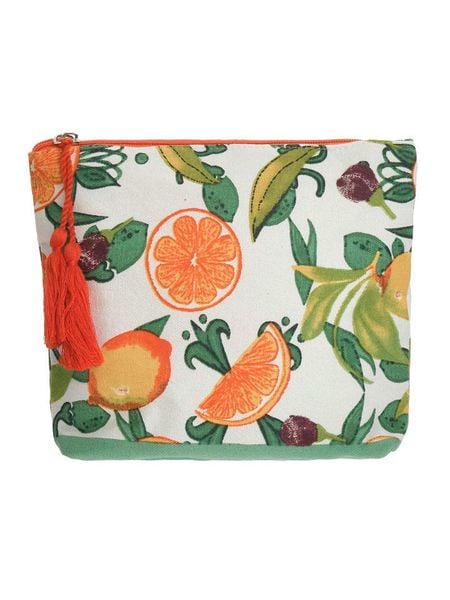 BLE Kosmetyczka w kolorze białym ze wzorem - 20 x 18 x 5 cm rozmiar: onesize. Białe kosmetyczki BLE, bez wzorów, z materiału. Za 17,45 zł.