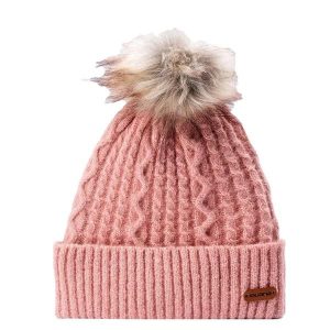 Czapka Damska Ninoa. Brązowe czapki IGUANA, bez wzorów. Za 92,99 zł.