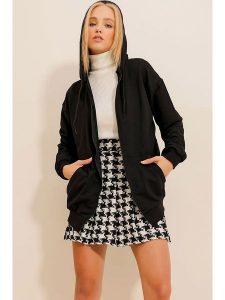 Trend Alacati Bluza w kolorze czarnym rozmiar: L. Czarne bluzy Trend Alacati, l, bez wzorów, bez kaptura. Za 78,84 zł.