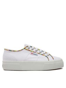 Superga Tenisówki Multicolor Beads 2740 S4131FW Biały. Białe trampki Superga, bez wzorów, z materiału, bez zapięcia. Za 469,99 zł.