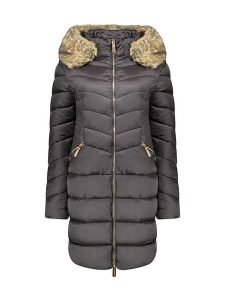 Canadian Peak Parka zimowa "Bololitaeak" w kolorze czarnym rozmiar: XXL. Czarne kurtki Canadian Peak, na zimę, xxl, bez wzorów, z puchu, bez kaptura. Za 208,83 zł.