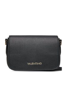 Valentino Torebka Brixton VBS7LX08 Czarny. Czarne listonoszki Valentino, bez wzorów, ze skóry, bez dodatków. Za 259,99 zł.