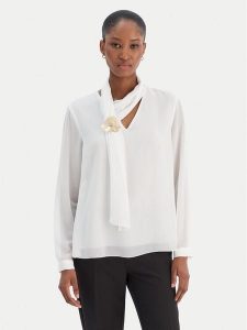 Rinascimento Koszula CFC0126527003 Biały Regular Fit. Białe koszule Rinascimento, xl, bez wzorów, z syntetyku, bez kołnierzyka, bez ramiączek. Za 429,99 zł.