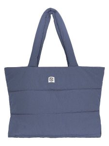 MOSS COPENHAGEN Shopper bag "Sasja Icon" w kolorze niebieskim - 54 x 32 x 21 cm rozmiar: onesize. Niebieskie shopper bag Moss Copenhagen, bez wzorów, z materiału, na ramię, bez dodatków. Za 148,96 zł.