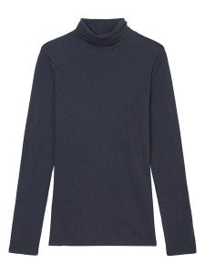 Marc O´Polo Koszulka w kolorze granatowym rozmiar: XS. Niebieskie bluzki xs, bez wzorów, z bawełny, bez kołnierzyka, bez ramiączek. Za 74,63 zł.