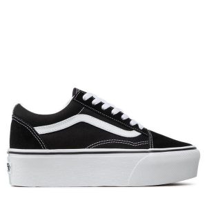 Tenisówki Vans. Czarne trampki Vans, bez wzorów, bez zapięcia. Za 319,99 zł.