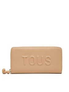 TOUS Portfel Brenda 2002105445 Beżowy. Brązowe portfele Tous, bez wzorów, ze skóry. Za 359,99 zł.