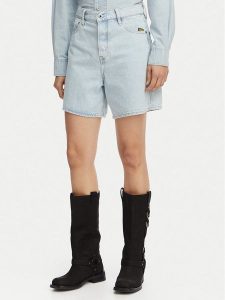 G-Star Raw Szorty jeansowe Jett D28386-E352 Niebieski jasny Regular Fit. Niebieskie szorty G-Star Raw, bez wzorów, z bawełny, retro. Za 309,99 zł.