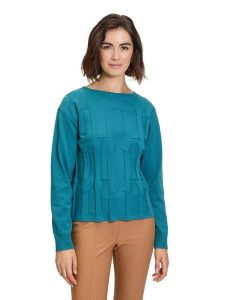 Betty Barclay Sweter w kolorze turkusowym rozmiar: 36. Niebieskie swetry oversize Betty Barclay, bez wzorów, bez ramiączek. Za 130,99 zł.