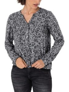 Timezone Bluzka w kolorze szarym rozmiar: S. Szare bluzki Timezone, s, bez wzorów, bez kołnierzyka, bez ramiączek. Za 124,45 zł.