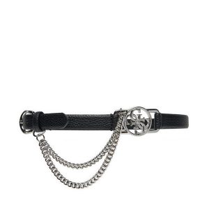 Pasek Damski Guess. Czarne paski Guess, z aplikacjami. Za 179,99 zł.