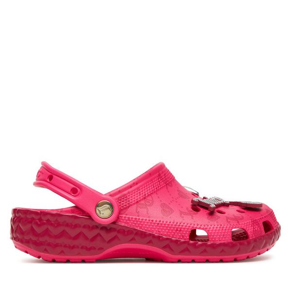 Klapki Crocs. Czerwone klapki Crocs, bez wzorów, bez obcasa. Za 209,99 zł.