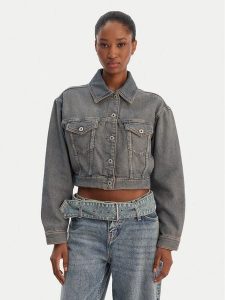 HUGO Kurtka jeansowa Galatea_B 50553000 Niebieski Oversize. Niebieskie kurtki Hugo, m, bez wzorów, z bawełny, bez kaptura. Za 463,99 zł.