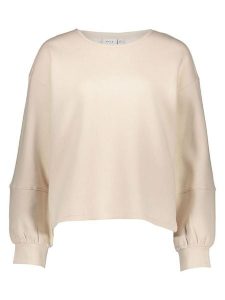 Vila Bluza w kolorze beżowym rozmiar: M. Brązowe bluzy Vila, m, bez wzorów, z bawełny, bez kaptura. Za 87,81 zł.