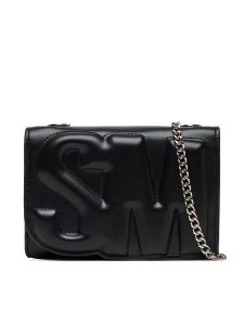 Steve Madden Torebka Bzoie SM13002239 Czarny. Czarne torebki wieczorowe Steve Madden, bez wzorów, ze skóry, bez dodatków. Za 419,99 zł.