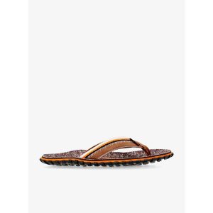 Japonki Gumbies Cairns Flip-Flops. Brązowe klapki Gumbies, bez wzorów, bez obcasa. Za 114,99 zł.