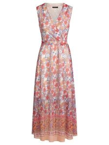 APART Sukienka ze wzorem rozmiar: L. Sukienki Apart, l, bez wzorów, bez kołnierzyka, bez ramiączek, maxi, rozkloszowane. Za 135,49 zł.