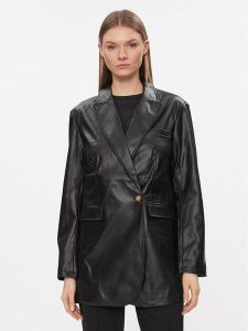 JJXX Marynarka Mary 12227940 Czarny Regular Fit. Czarne marynarki i żakiety JJXX, xs, bez wzorów, ze skóry. Za 239,99 zł.