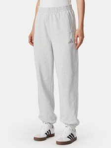Adidas Spodnie dresowe Kit Small Logo Regular Cuffed KU7941 Szary Regular Fit. Szare spodnie dresowe ADIDAS, s, bez wzorów, z bawełny. Za 259,99 zł.