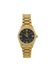U.S. Polo Assn. Zegarek Melanie USP8464BK Złoty. Żółte, analogowe zegarki U.S. Polo Assn. Za 479,99 zł.