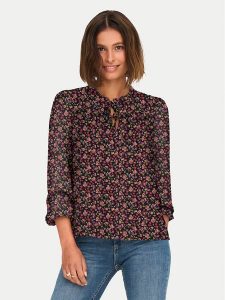 ONLY Bluzka Ditsy 15229700 Kolorowy Regular Fit. Bluzki ONLY, xl, bez wzorów, z syntetyku, bez kołnierzyka, bez ramiączek. Za 129,99 zł.