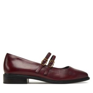 Baleriny Tamaris. Czerwone balerinki Tamaris, bez wzorów, bez obcasa, bez zapięcia. Za 359,99 zł.