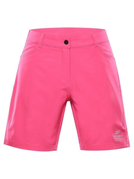 Alpine Pro Szorty funkcyjne "Cola" w kolorze różowym rozmiar: 40. Różowe spodenki sportowe Alpine Pro, bez wzorów, z materiału, outdoorowe. Za 169,45 zł.