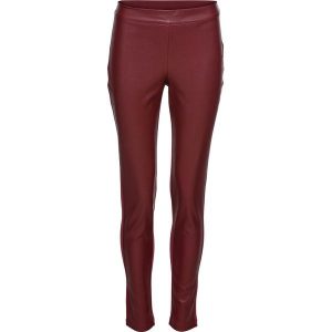 Legginsy z powłoką z poliuretanu bonprix czerwony kasztanowy. Legginsy marki bonprix. Za 99,99 zł.