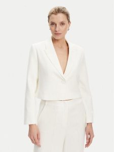 Tatuum Marynarka Reneta T2508.024 Écru Slim Fit. Białe marynarki i żakiety Tatuum, bez wzorów, z syntetyku. Za 379,99 zł.