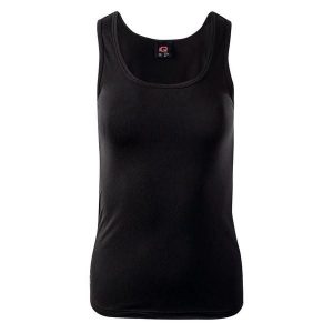 Tank Top Damski Bez Rękawów Mily. Czarne topy IQ, bez wzorów, bez kołnierzyka, bez ramiączek. Za 60,99 zł.
