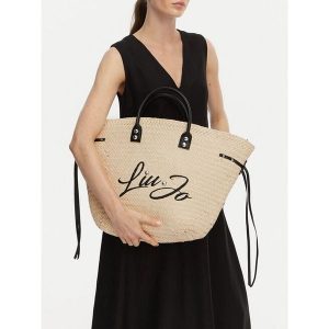 Torebka Liu Jo. Brązowe shopper bag Liu Jo, bez wzorów, bez dodatków. Za 599,99 zł.
