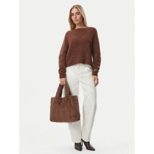 Torebka Guess. Brązowe torebki klasyczne Guess, z aplikacjami, bez dodatków. Za 394,99 zł.