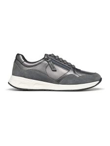 Geox Sneakersy "Bulmya" w kolorze antracytowym rozmiar: 39. Czarne trampki Geox, bez wzorów, z materiału, bez zapięcia. Za 174,43 zł.