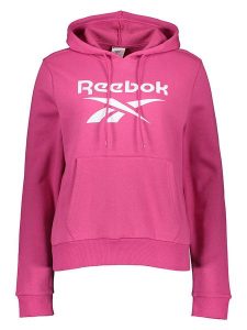 Reebok Bluza "Identity" w kolorze różowym rozmiar: S. Różowe bluzy Reebok, s, bez wzorów, z kapturem. Za 118,95 zł.