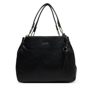 Torebka Liu Jo. Czarne torebki klasyczne Liu Jo, bez wzorów, bez dodatków. Za 679,99 zł.