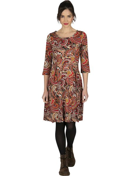 Aller Simplement Sukienka ze wzorem rozmiar: 36/38. Sukienki Aller Simplement, bez wzorów, z bawełny, klasyczne, bez kołnierzyka, bez ramiączek, midi, rozkloszowane. Za 87,95 zł.